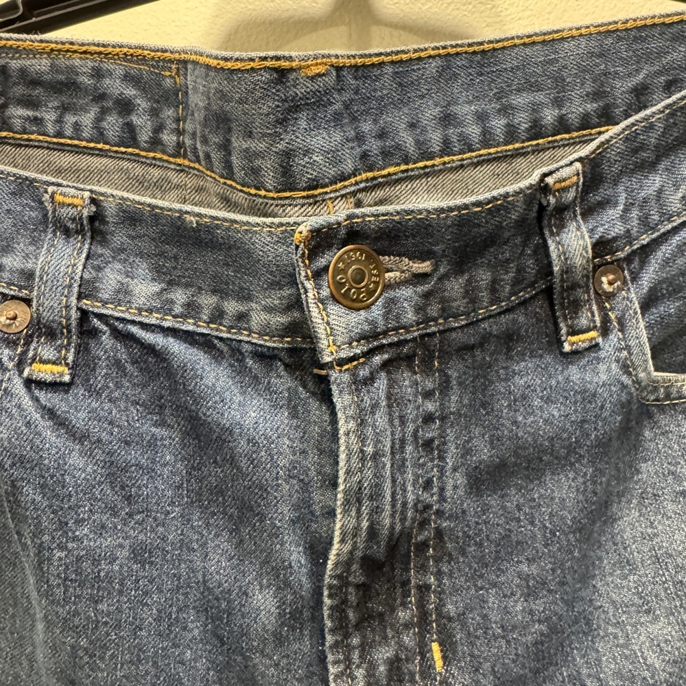 Polo Ralph Lauren Dark Blue Straight Jeans - Picture 2 of 5